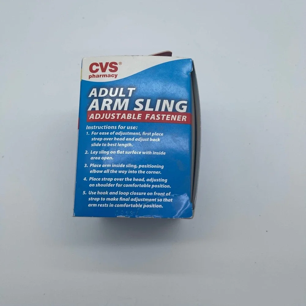 CVS Health Adult Arm Sling with Adjustable Fastener and Interior Pocket